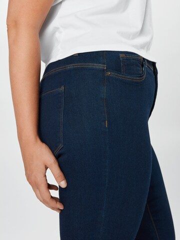 Vero Moda Curve Slimfit Jeans 'Manya' in Blauw