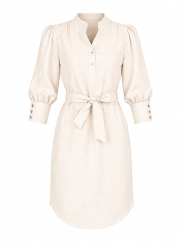 WEARABLE STORIES - Vestido 'Alice' en beige: frente