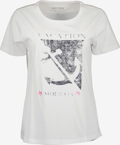 BLUE SEVEN T-shirt en rose clair / noir / blanc, Vue avec produit
