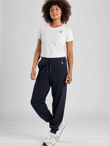 U.S. POLO ASSN. Tapered Broek 'Alice' in Blauw