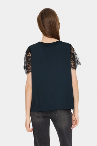 SAINT TROPEZ Bluse ' Zylvie ' in Blau