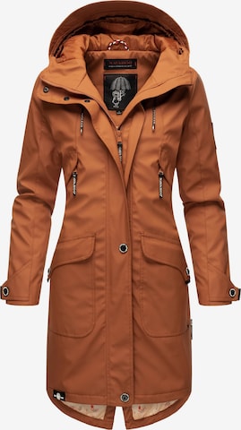 NAVAHOO Between-seasons coat 'Schötchen' in Brown