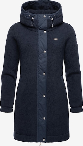 Ragwear Fleece jas 'Cousy' in Blauw: voorkant