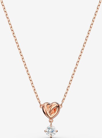 Swarovski Ketting 'Lifelong Heart' in Goud: voorkant