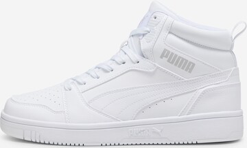 PUMA High-Top Sneakers 'Rebound v6' in White: front