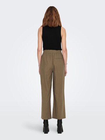 ONLY Wide leg Broek in Groen