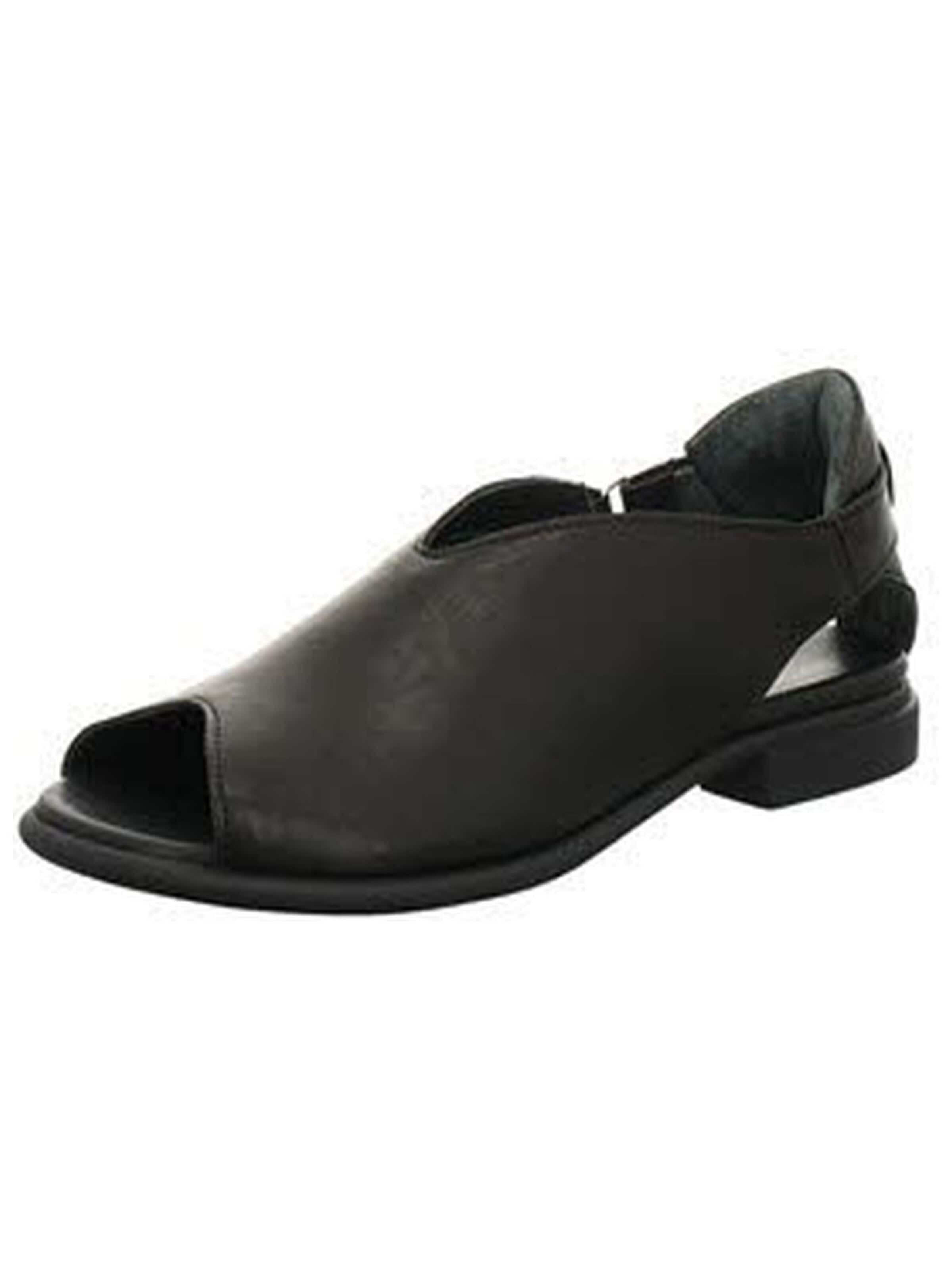 Think Mules 'Pantolette Damen 3-000788 0000 Echtleder in schwarz' in Black: front
