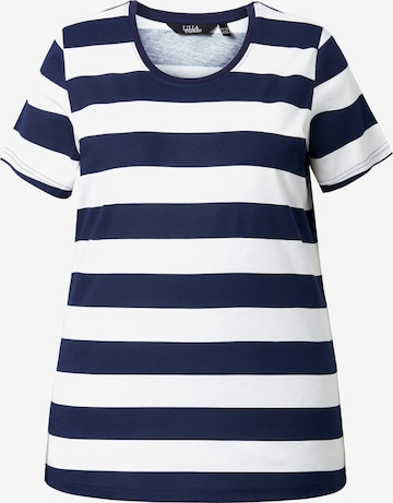 Ulla Popken T-Shirt in Blau: Vorderseite