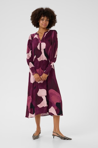 CULTURE Jurk 'Dana' in Rood: voorkant