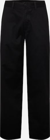 Regular Pantalon chino Brixton en noir : devant
