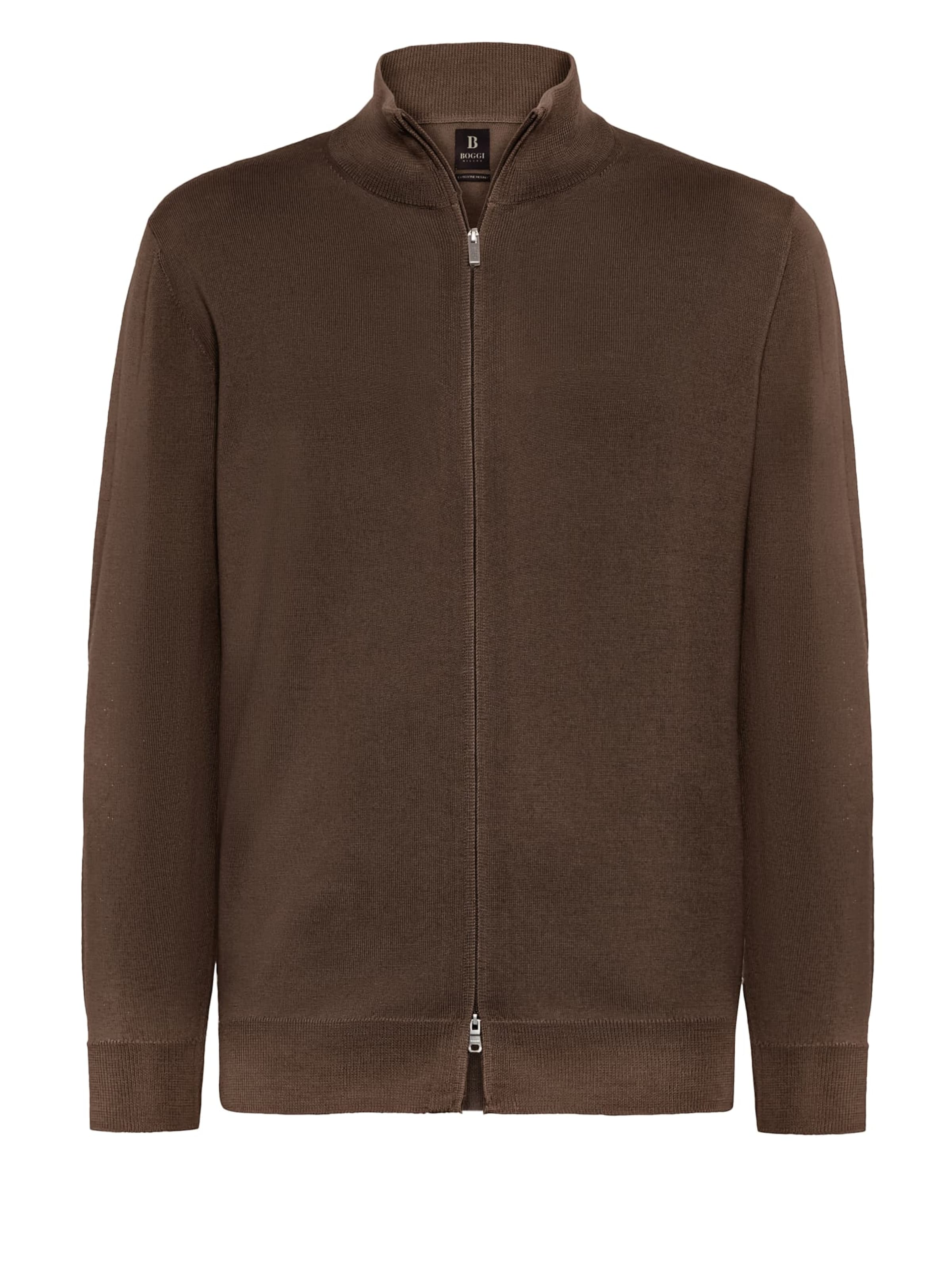 Giacchetta di Boggi Milano in marrone: frontale