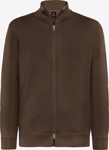 Boggi Milano Strickjacke in Braun: Vorderseite
