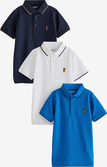 Marškinėliai iš Next, spalva – mėlyna / tamsiai mėlyna / šviesiai ruda / balta, Prekių apžvalga