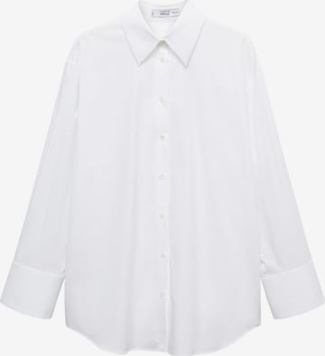 MANGO Блуза 'VALEN' в бяло: отпред