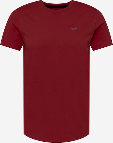 T-Shirt HOLLISTER en rouge : devant