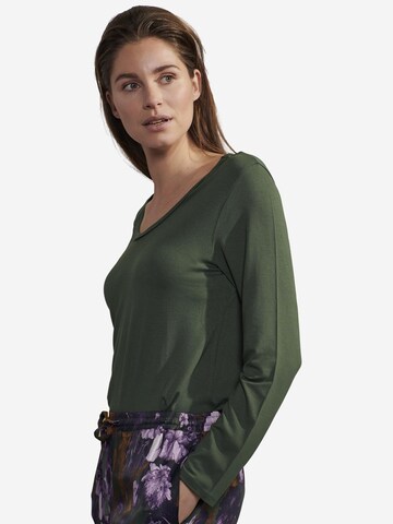 ESSENZA Pajama Shirt 'Eva' in Green