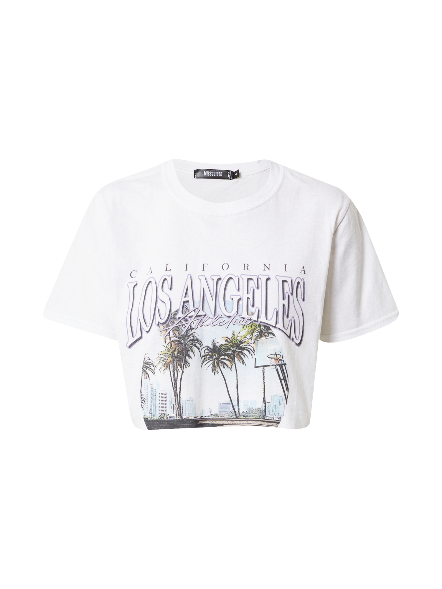 Maglie e top Abbigliamento Missguided Maglietta LOS ANGELES in Bianco 
