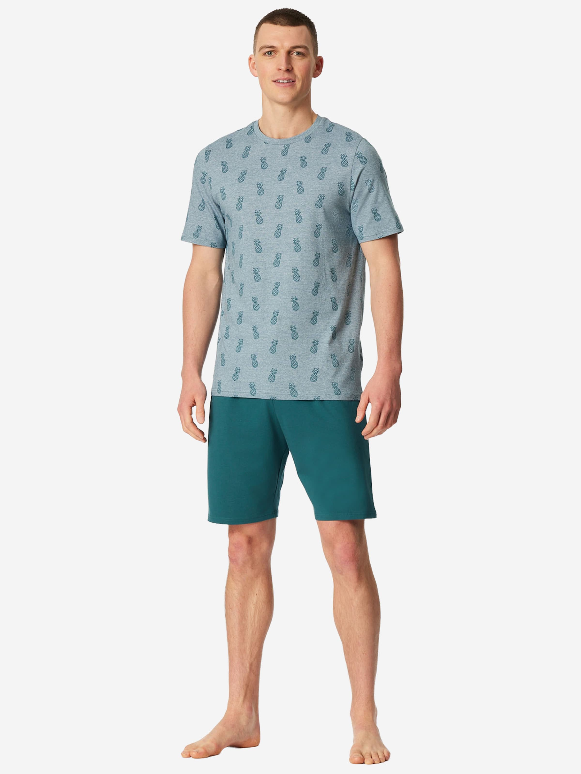 Pyjama court ' 95/5 Originals ' SCHIESSER en bleu