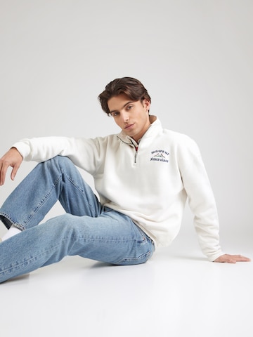HOLLISTER Mikina 'DESTINATION' - Biela: predná strana