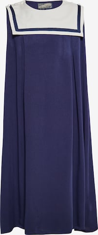 DreiMaster Vintage Kleid in Blau: predná strana