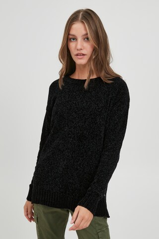 Oxmo Sweater 'Elvina' in Black: front