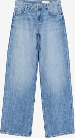 Wide Leg Jean Bershka en bleu : devant