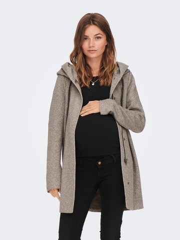 Only Maternity Přechodný kabát 'Sedona' – šedá