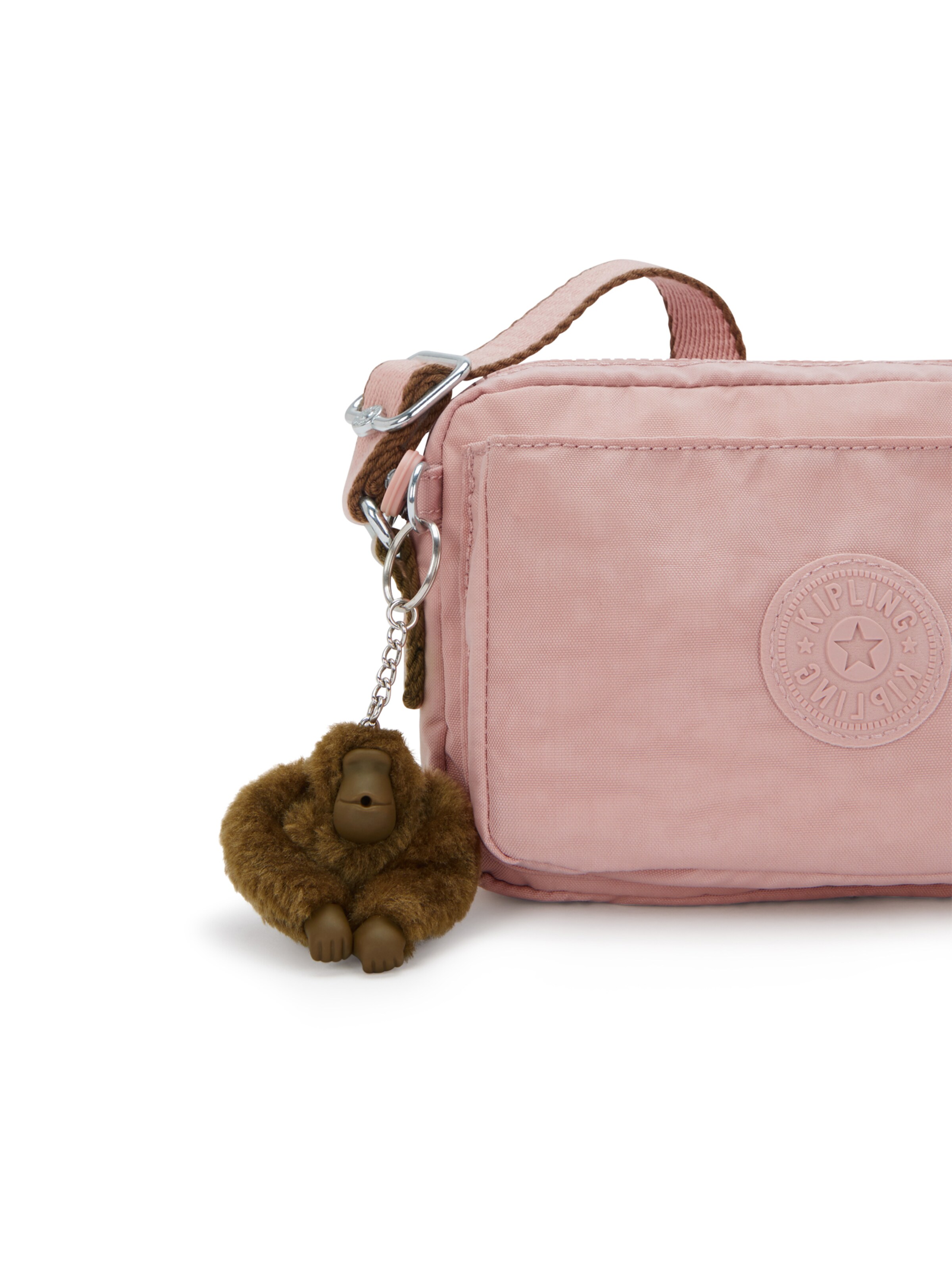 KIPLING - Mala de ombro 'Abanu' em rosa