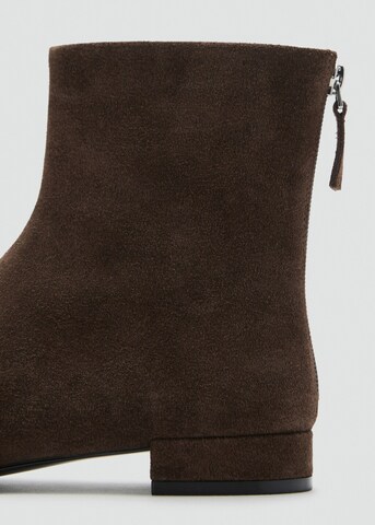 MANGO Booties 'Clue1' in Brown