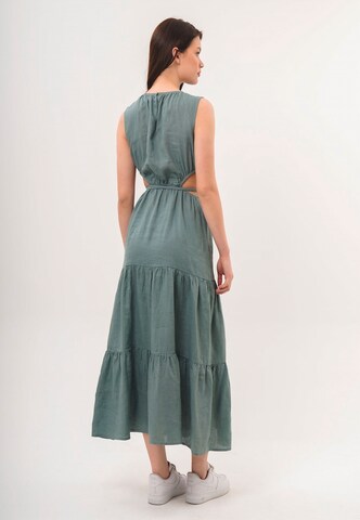 FRESHLIONS Maxikleid 'Lilia' in Grün