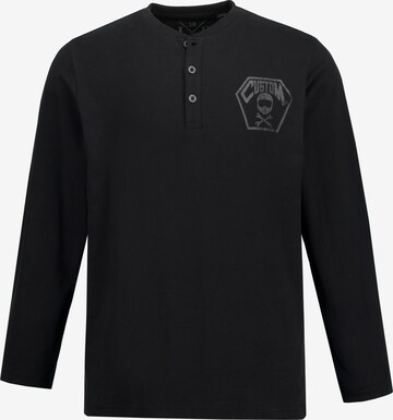 JP1880 Shirt in Zwart: voorkant