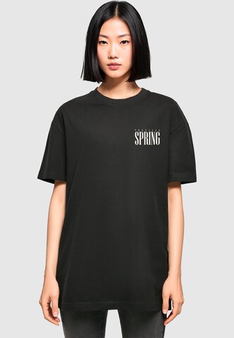 Merchcode Shirt 'Tropical Spring' in Black: front