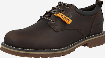 Dockers by Gerli Lace-Up Shoes in Brown: front