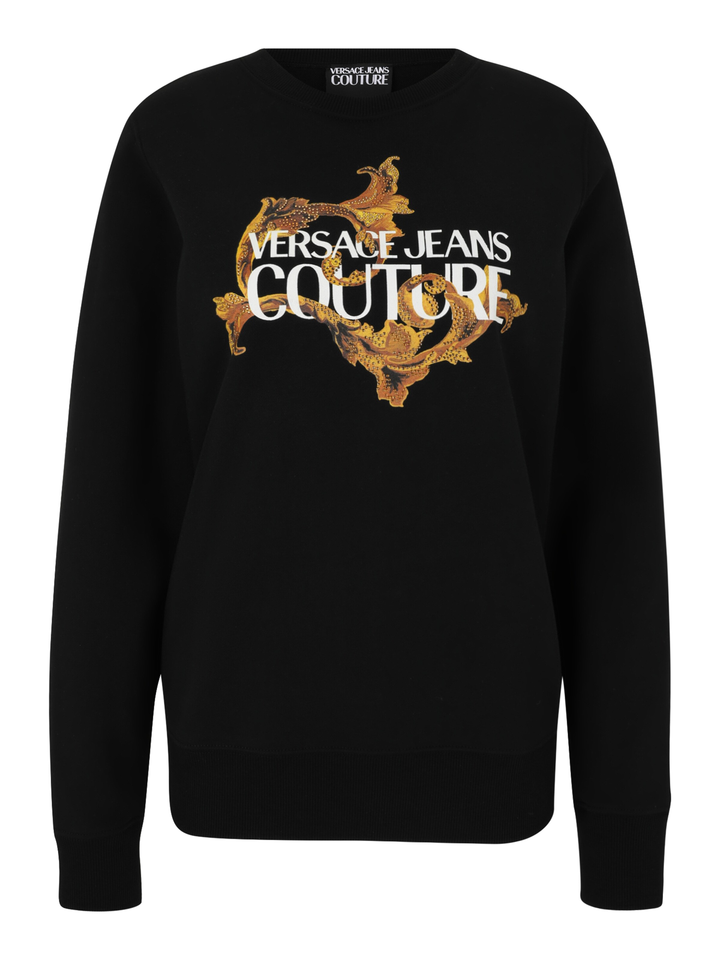 Felpa di Versace Jeans Couture in nero: frontale