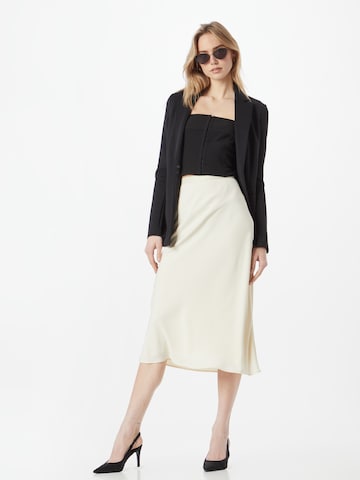 Calvin Klein Regular Skirt in Beige