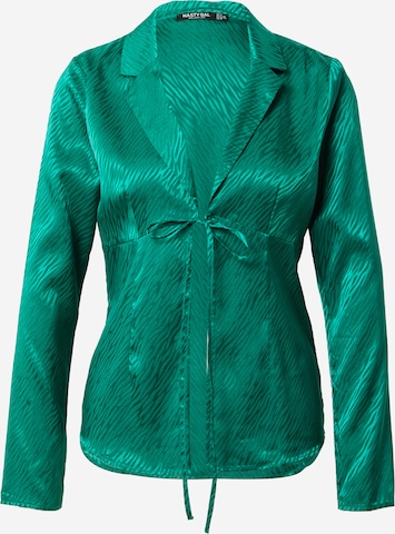 Nasty Gal Blouse in Groen: voorkant