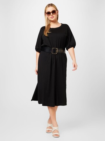 KAFFE CURVE Sukienka 'Erna' w kolorze czarny