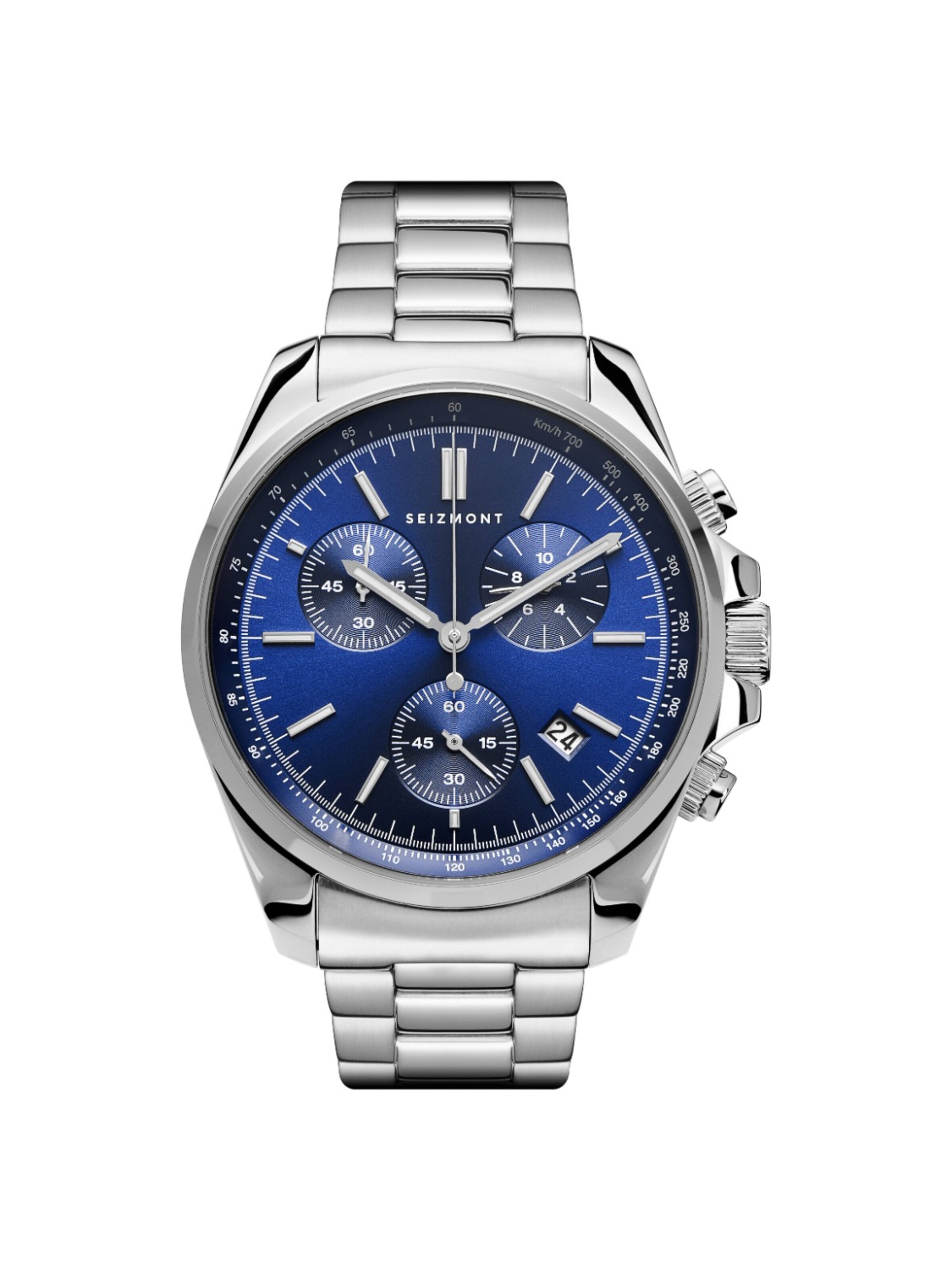 Seizmont Analog watch 'Bellator' in Blue: front