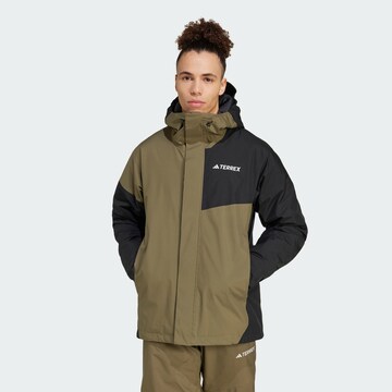 Veste outdoor 'Multi 2L' ADIDAS TERREX en vert : devant