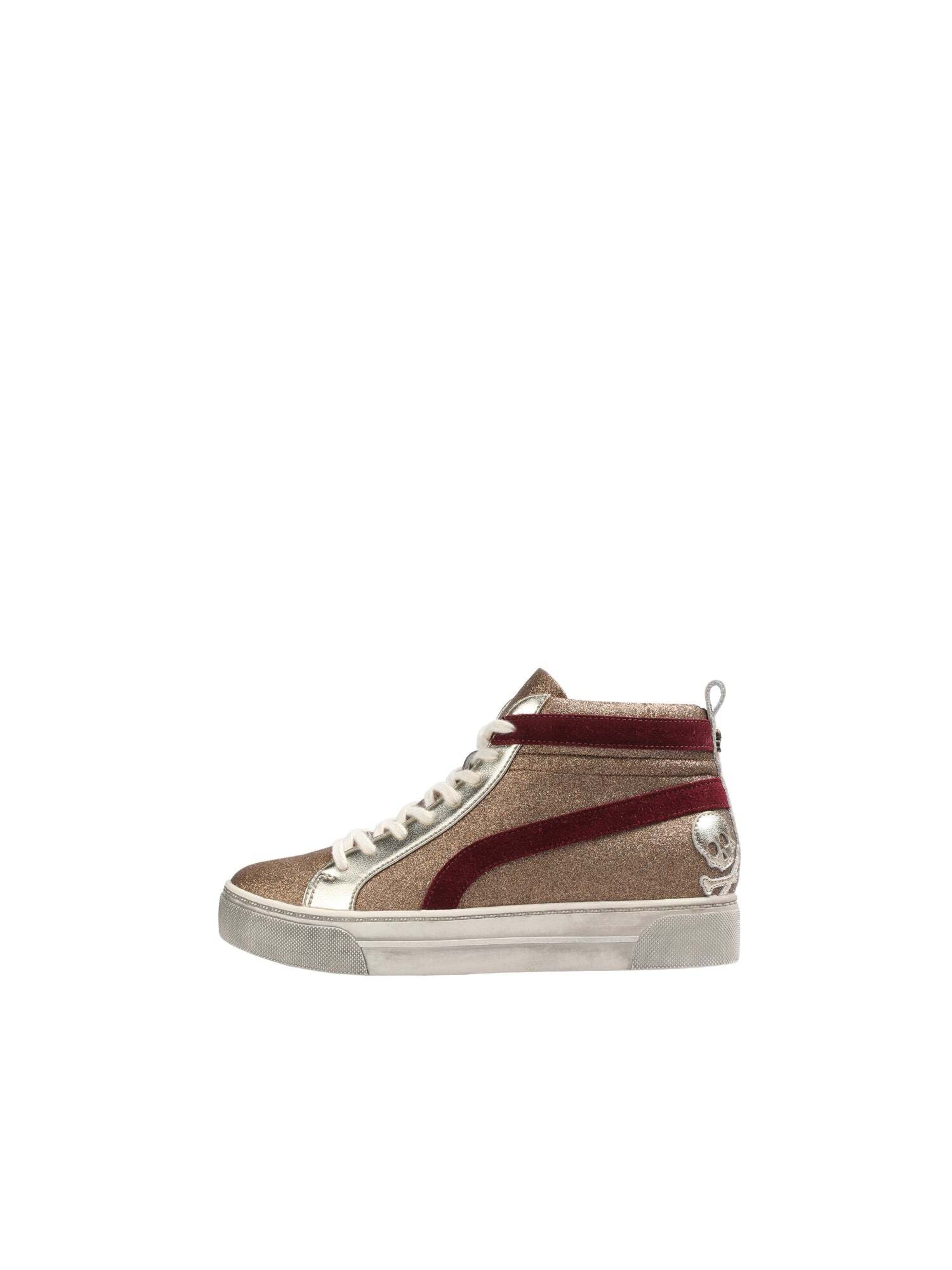 zelts Scalpers Augstie brīvā laika apavi: no priekšpuses