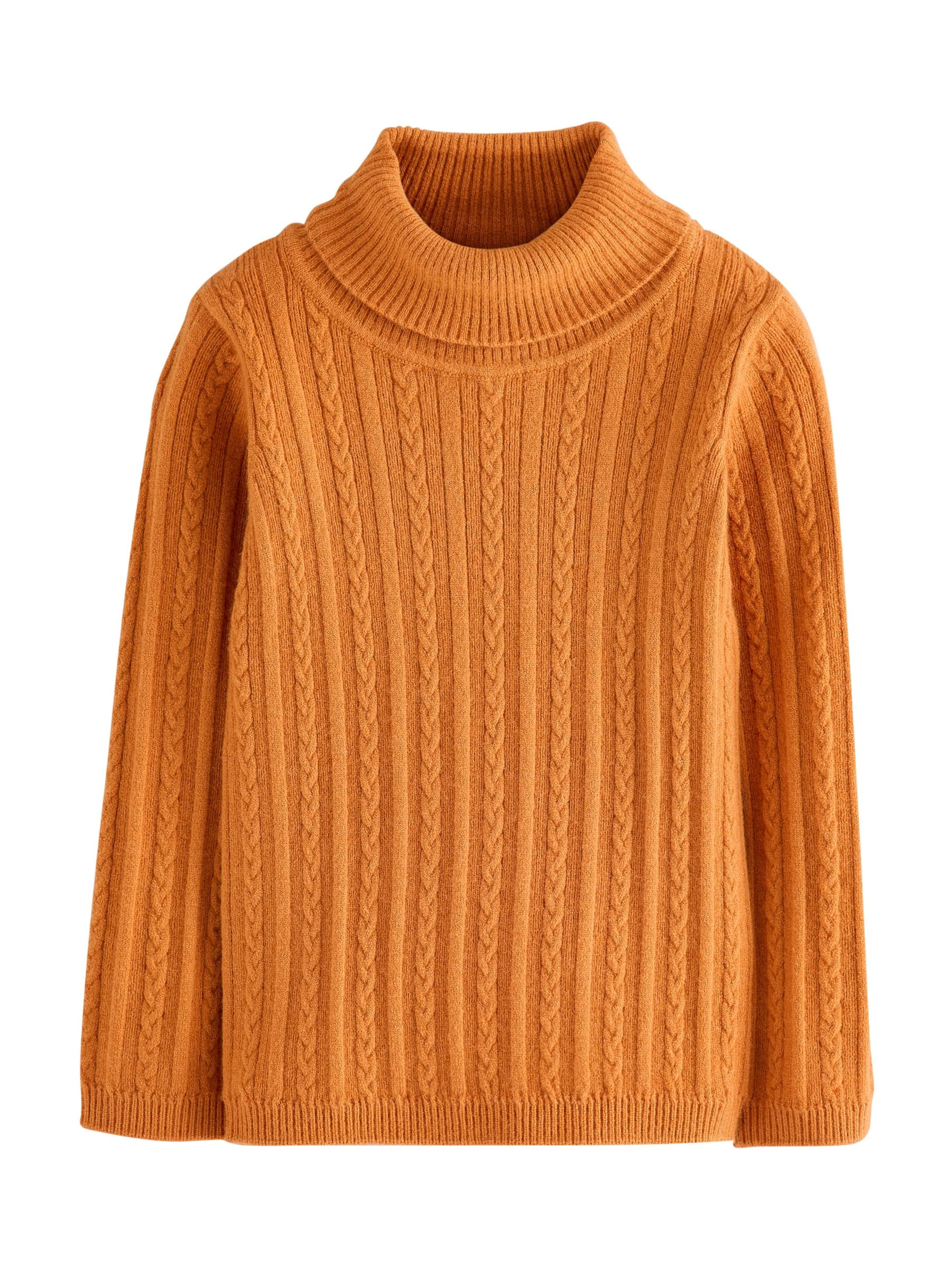 Pull-over Next en orange : devant