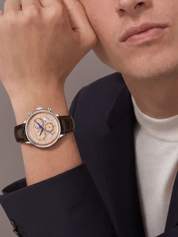 CERRUTI 1881 Analog watch 'Chronograph Dervio' in Brown