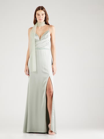 Unique Evening Dress in Grey