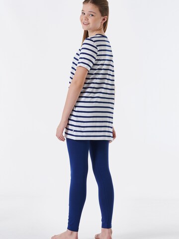 SCHIESSER - Pijama ' Horse World Organic Cotton ' en azul