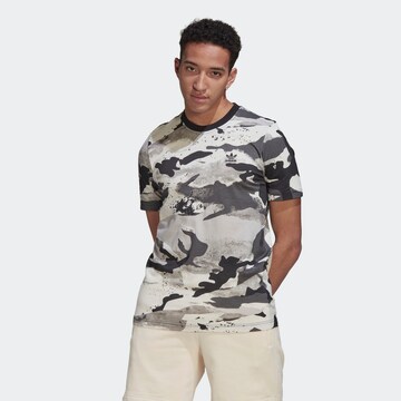ADIDAS ORIGINALS Shirt 'Camo Series Allover Print' in Grey: front