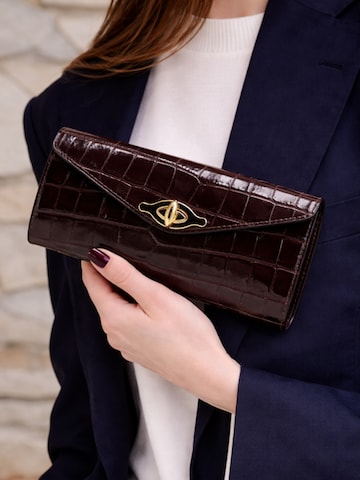 Porte-monnaies 'MARLON CROC' Cheval Firenze en marron