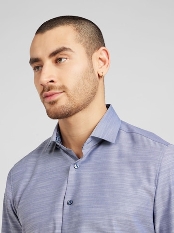 mėlyna OLYMP Standartinis modelis Dalykinio stiliaus marškiniai