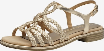 Sandales à lanières MARCO TOZZI en or : devant