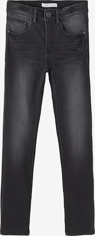 NAME IT - Slimfit Vaquero en gris: frente