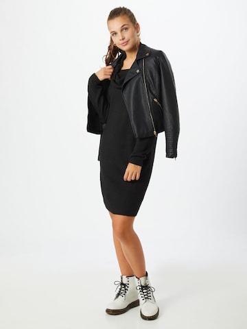 Robes en maille 'Marli' ONLY en noir